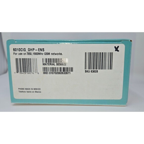 Nokia 6010 Cellphone Lot 2 Phones Cingular Wireless Navy Blue Bundle Sleeve - Picture 3 of 16